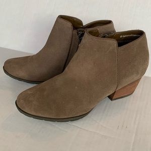 Blondo Waterproof Suede Taupe Tan Boots Size 8